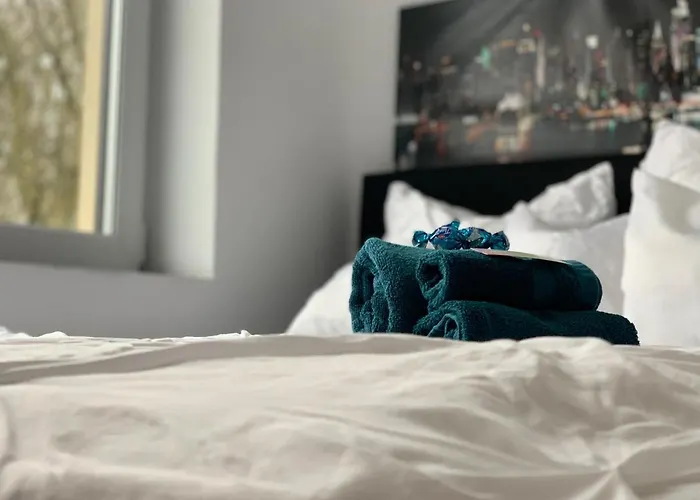 Geroweiher Doppelbettzimmer Moenchengladbach-stadtmitte מלון קפסולה Mönchengladbach